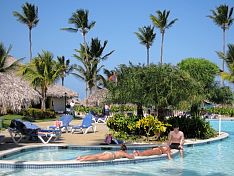 Eine der Poolanlagen im Princess Resort in Punta Cana