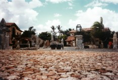 Strassenszene in Altos de Chavon