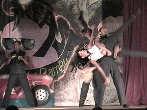 Musical Grease auf der Show-Bühne im RIU Club Bambu