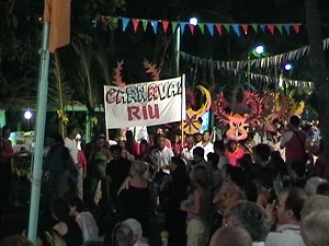 Das RIU-Fest in der Karibischen Straße.