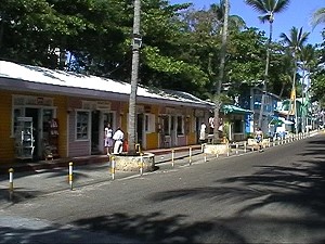Shops in der Karibischen Straße